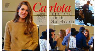 Charlotte Casiraghi et Gad Elmaleh Hola