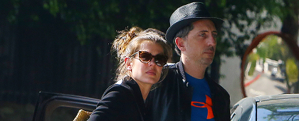 Gad Elmaleh et Charlotte Casiraghi Malibu