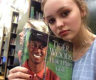 Lily-Rose inspirée par Tiger Woods
