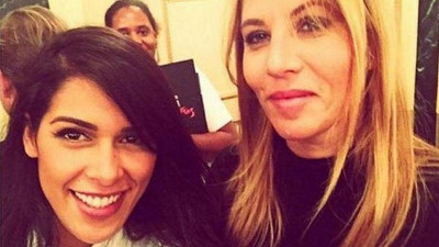 Mathilde Seigner avec Ayem Nour