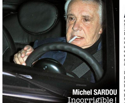Michel Sardou cigarette