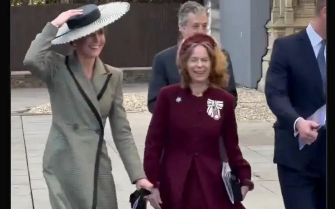 Kate Middleton prise au piège du vent : son incroyable réaction