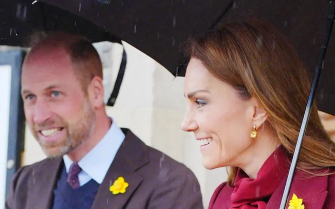 William et Kate Middleton imperturbables lors de leur visite galloise