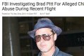 Brad Pitt dans le collimateur du FBI après avoir gronder ses enfants dans un avion