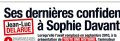 Sophie Davant livre des les dernières confidences de Jean-Luc Delarue