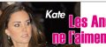 Kate Middleton détestée par les anglais