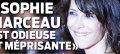 Sophie Marceau insultée par Jean Teulé, le compagnon de Miou-Miou