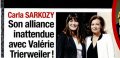 Carla Bruni et Valérie Trierweiler, une alliance inattendue