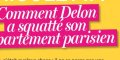 Alain Delon, discret, il squatte l'appartement d'une célèbre chanteuse