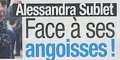 Alessandra Sublet - Divorce chaotique - millions en jeu - triste révélation