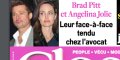 Angelina Jolie et Brad Pitt, le face à face tendu chez l'avocat (photo)
