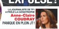Anne-Claire Coudray, panique en plein JT, elle a frôlé la catastrophe