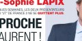 Anne-Sophie Lapix, au fond du seau, "le geste" de Laurent Delahousse