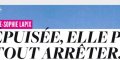 Anne-Sophie Lapix, épuisée, elle pourrait tout arrêter