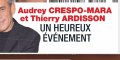 Audrey Crespo-Mara, Thierry Ardisson - Un heureux événement (photo)