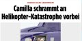 Camilla Parker-Bowles, le choc, terrible accident d'hélicoptère
