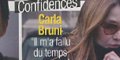 Carla Bruni, terrible blessure, le bout du tunnel, trouble confidence sur Nicolas Sarkozy