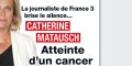 Catherine Matausch, cancer des poumons, cet élément qui l'a sauvée