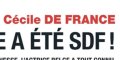 Cécile de France, drame, SDF, elle ouvre son coeur
