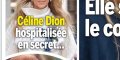 Céline Dion, le choc, hospitalisée en secret, triste état
