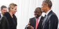 Charlène de Monaco complice avec Barack Obama à Johannesburg (photo)