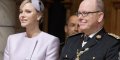 Charlène de Monaco : un tailleur lilas signé Louis Vuitton pour la fête nationale