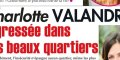Charlotte Valandrey agressée dans les beaux quartiers