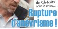 Denis Brogniart, drame, rupture d'anévrisme