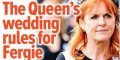 Elizabeth II place Fergie sous très haute surveillance (photo)