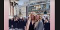 Estelle Lefébure et Emma Smet à la soirée Calzedonia - Laeticia Hallyday évitée à Paris