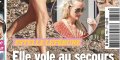 Estelle Lefébure auprès de Laeticia, Jade et Joy (photo)
