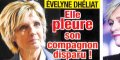 Evelyne Dhéliat, elle pleure son compagnon disparu