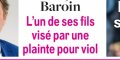 François Baroin, l'un de ses fils visé par une plainte pour viol