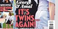 George, Amal Clooney, grossesse gémellaire, l'acteur trop bavard, subtile annonce