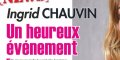 Ingrid Chauvin, bonheur en 2020, un heureux événement