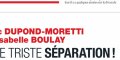 Isabelle Boulay, Eric Dupond-Moretti, triste séparation après quatre ans d'idylle