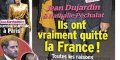 Jean Dujardin, Nathalie Péchalat, le choc, ils quittent la France