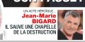 Jean-Marie Bigard, un acte héroïque, une chapelle sauvée de la destruction