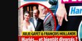 Julie Gayet et François Hollande, mariés…et bientôt divorcés ? 