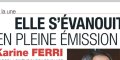 Karine Ferri, "le pire évité", malaise en direct, gros traumatisme