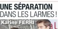 Karine Ferri, "une séparation dans les larmes", déclaration lourde de sens