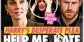 Kate Middleton - aidez-moi, triste SOS de Harry, brisé par Meghan Markle (photo)