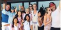 Laeticia Hallyday et Hélène Darroze survoltées après la victoire des bleus (vidéo)