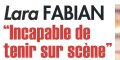 Lara Fabian, drame, incapable de tenir sur une scène