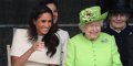 Meghan Markle s'affiche complice avec la reine pour son premier voyage officiel