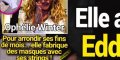 Ophélie Winter, grande idée, "des masques" avec ses strings