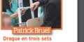 Patrick Bruel en couple avec une hôtesse de Roland Garros