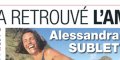 Alessandra sublet a retrouvé l'amour, confidence qui en dit long (photo)