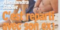 Alessandra Sublet, c'est reparti avec son ex, Clément, (photo)
