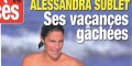 Alessandra sublet, ses vacances gâchées (photo)